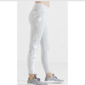 Body Language Meena Crushed Velvet Leggings Gray